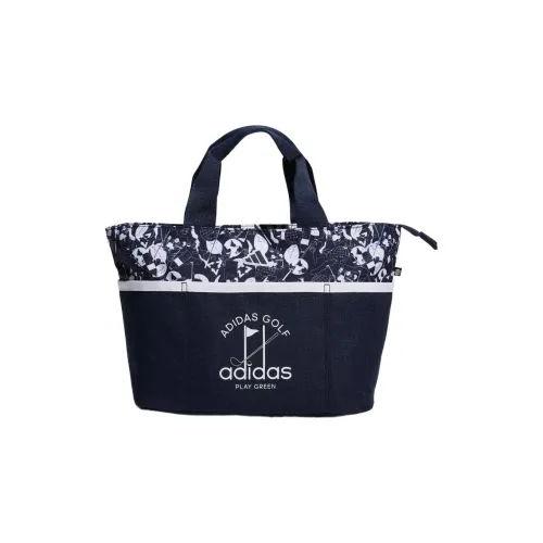 Adidas Polyester Golf Ball Pouch Handbag Regular Unisex Marine Blue/White