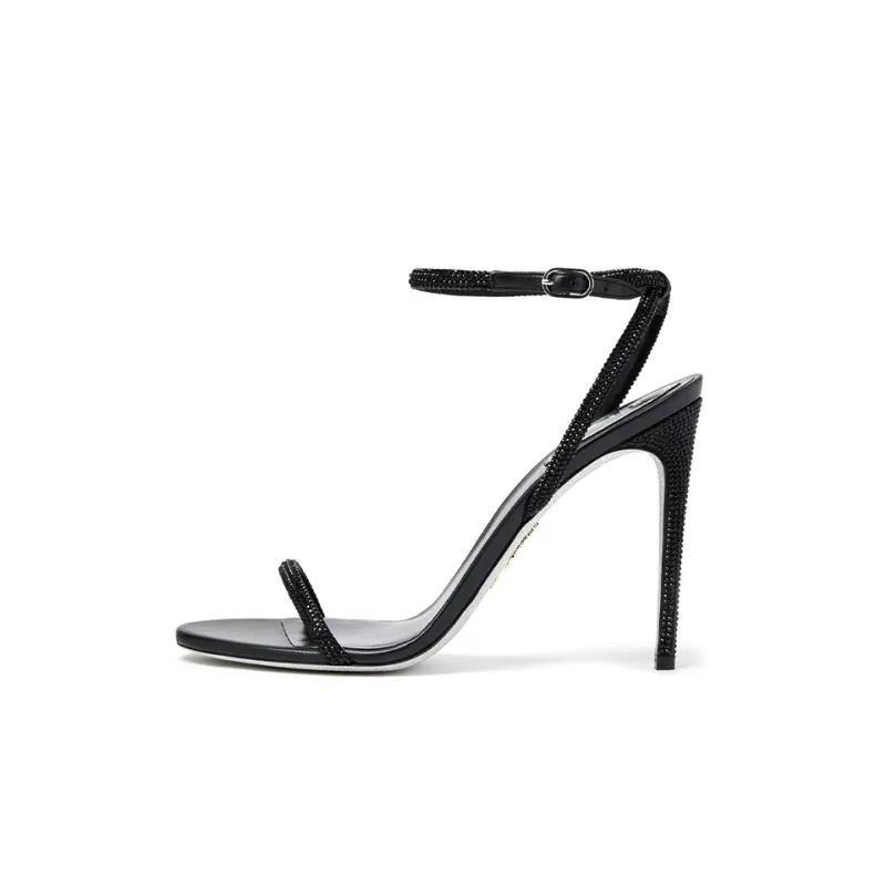 René Caovilla Rhinestone-embellishment Heeled Sandals-0