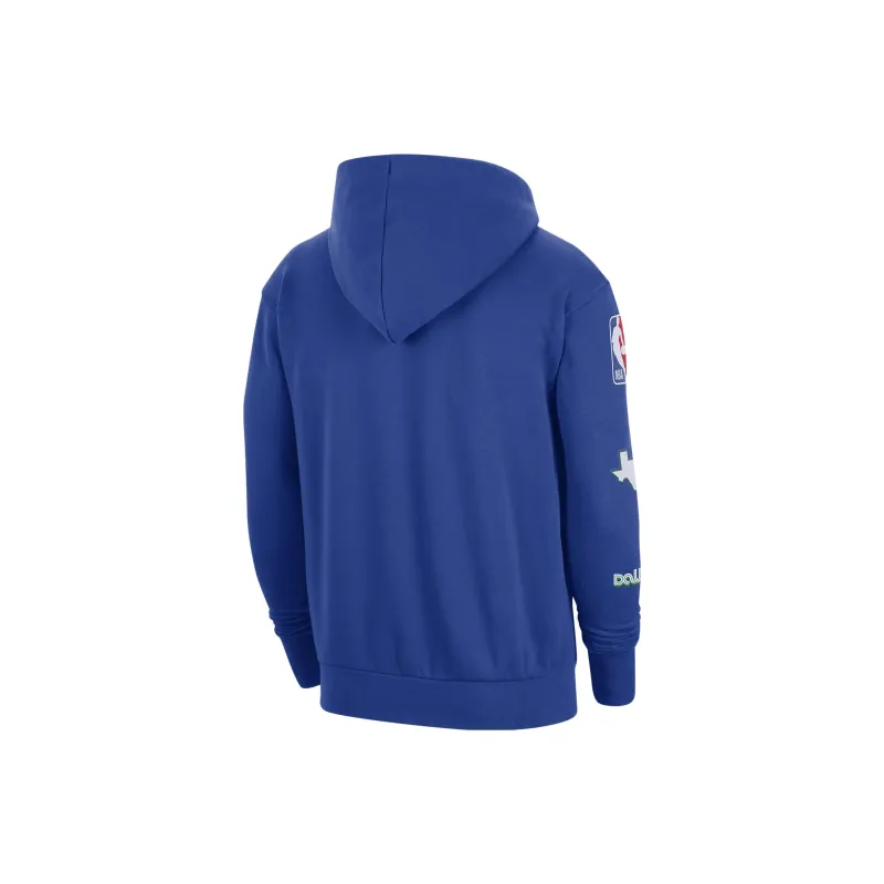 Nike Nba Dallas Mavericks Courtside City Edition Fleece Loose Fit Hoodie-1