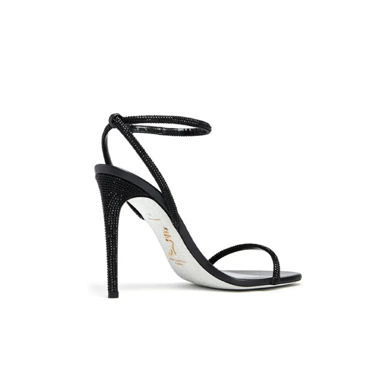 René Caovilla Rhinestone-embellishment Heeled Sandals-3