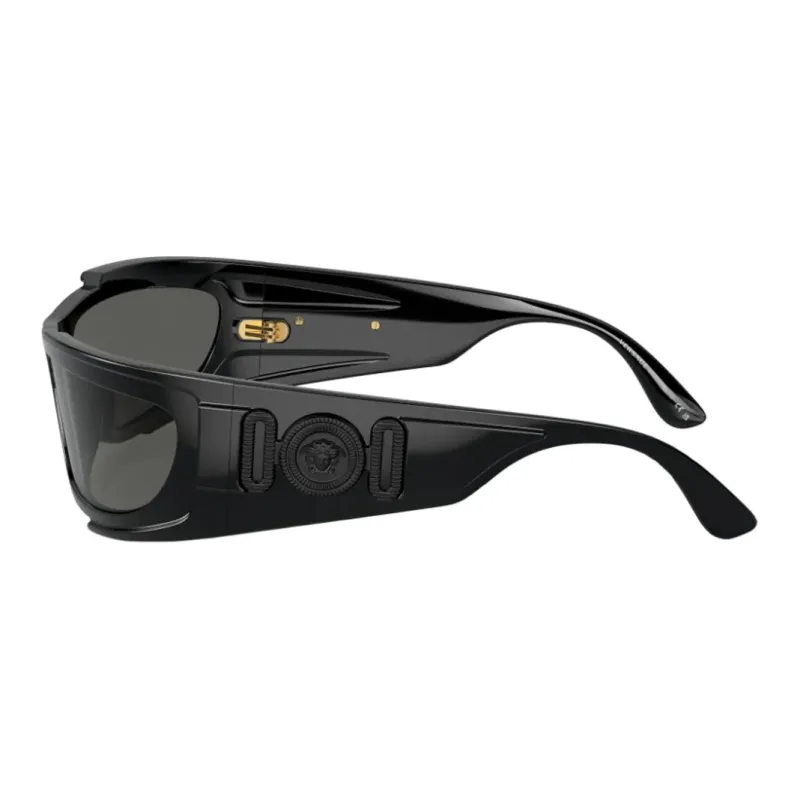 VERSACE Eyewear Logo plaque Rectangle frame Sunglasses-2