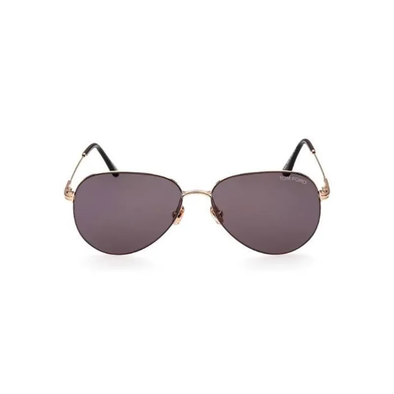 TOM FORD Irregular Shape Sunglasses Unisex Gold-1