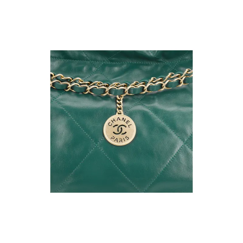 CHANEL 22Bag Calfskin Bucket Bags Crossbody Bag, Shoulder Bag Medium Size Women's Jasper-4