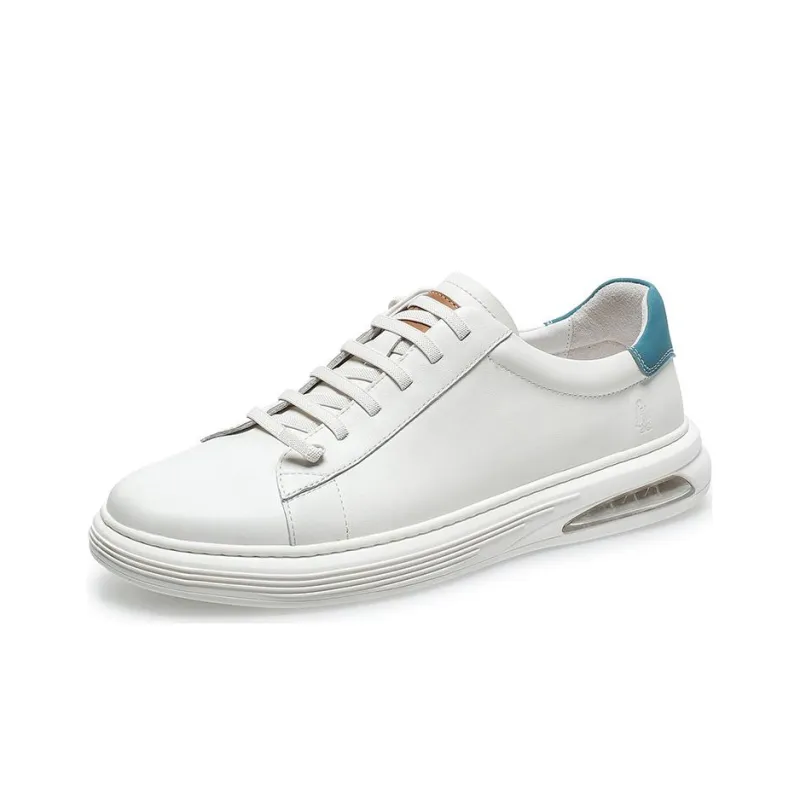 Hush Puppies Stylish Skateboarding Shoes Men's White-2