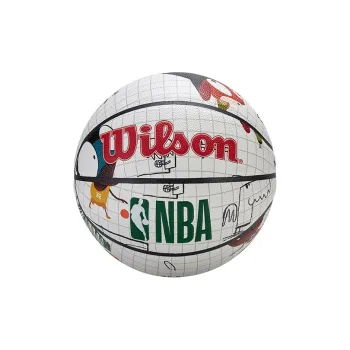 Wilson x Edgar Plans PU Basketball White Size 7 Ball Training Unisex