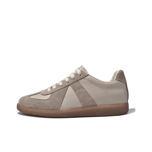 OSITA RED German Army Trainers Casual Single Shoes Women's Brown