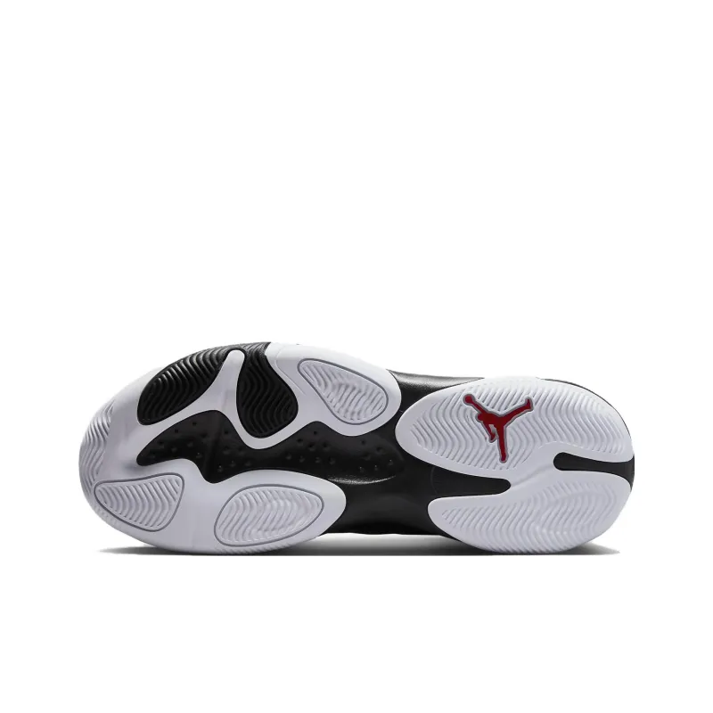 Jordan Max Aura 4 Black Gym Red White-5
