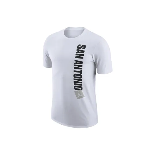 Jordan San Antonio Spurs T-Shirts Men White