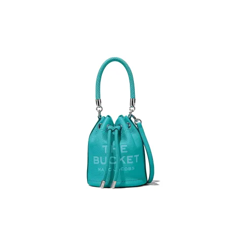 MARC JACOBS Full Grain Leather Bucket Bags Shoulder bag Canvas Crossbody bag Canvas Handbag Canvas Extra Mini Women's Blue