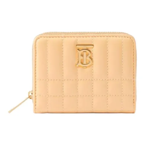 Burberry Lola Bag Lambskin Wallet Women's Beige