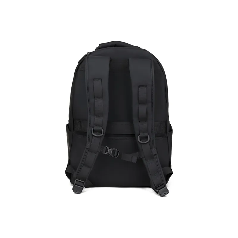 RUIGOR Fabric Backpack Large Size Unisex Black-4