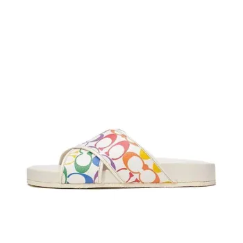 COACH Stylish Sandals Men's White