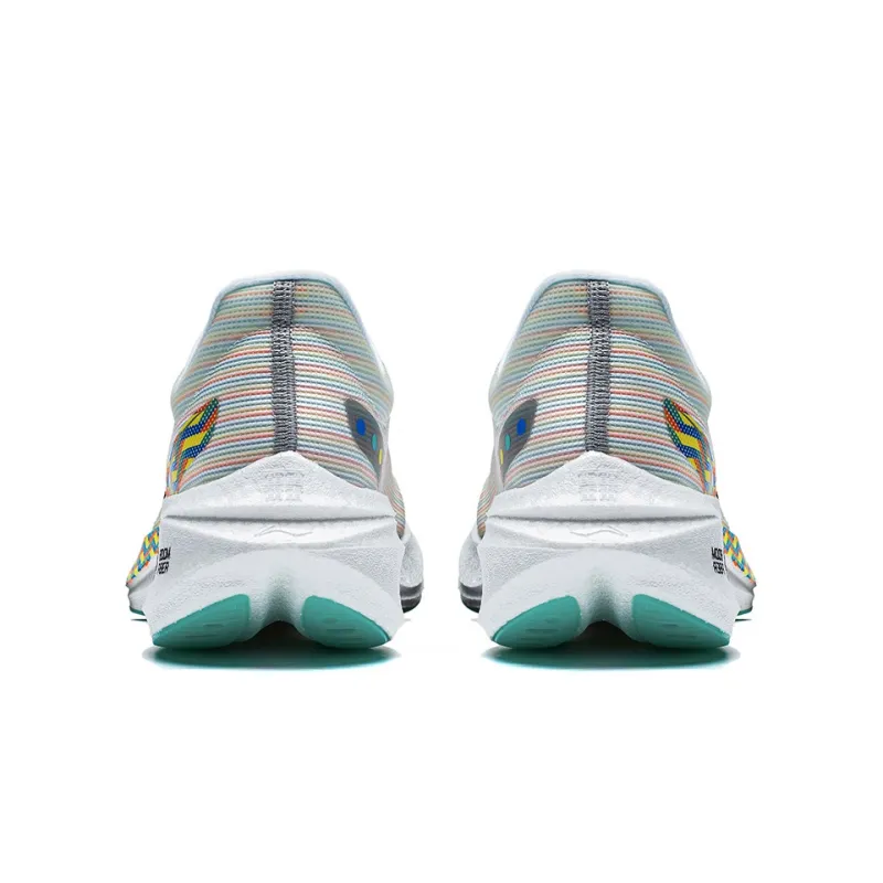 LiNing Feidian 3 Challenger Cushioned Wear-Resistant Breathable Low-Top Running Shoes Men's White-3