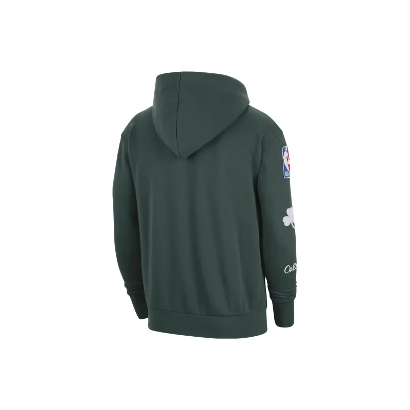 Nike Nba Boston Celtics Courtside City Edition Fleece Loose Fit Hoodie-1