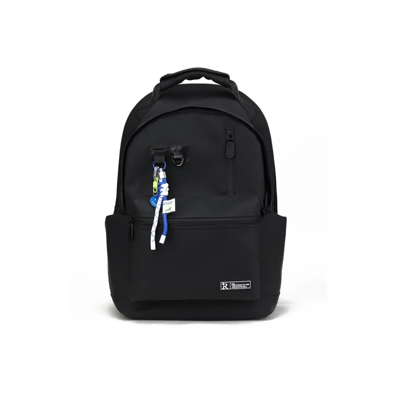RUIGOR Fabric Backpack Large Size Unisex Black-0