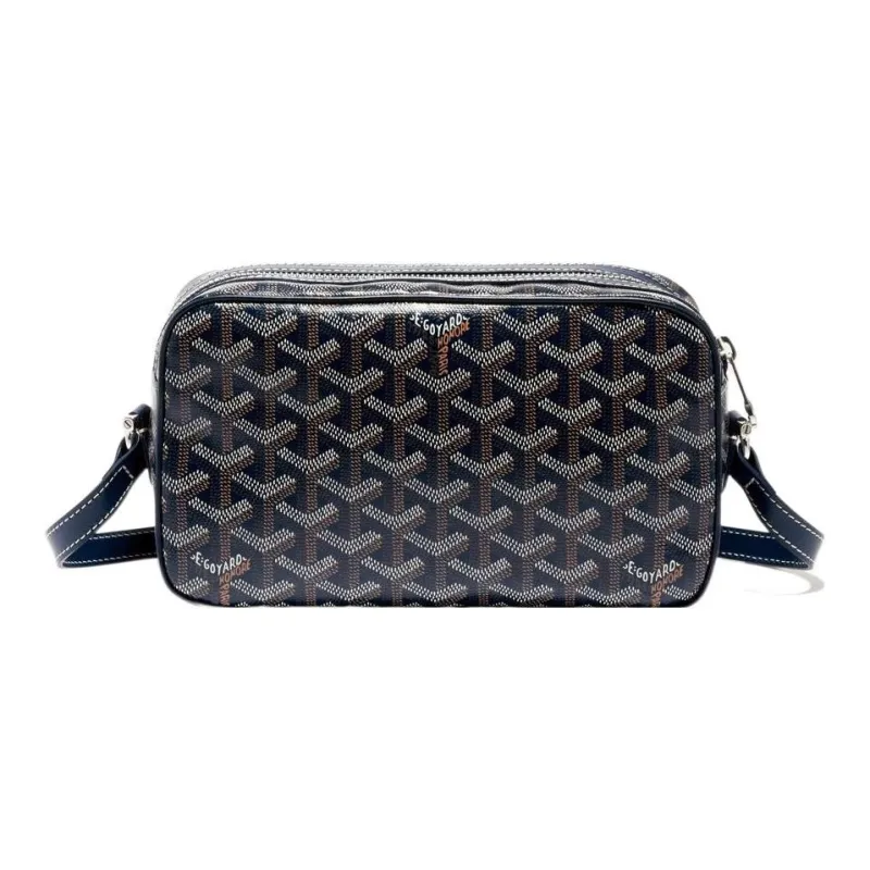 GOYARD Cap Vert Canvas With Leather Messenger Bag Camera Bags Shoulder Bag Crossbody Bag Small Size Unisex 11 Colors-39