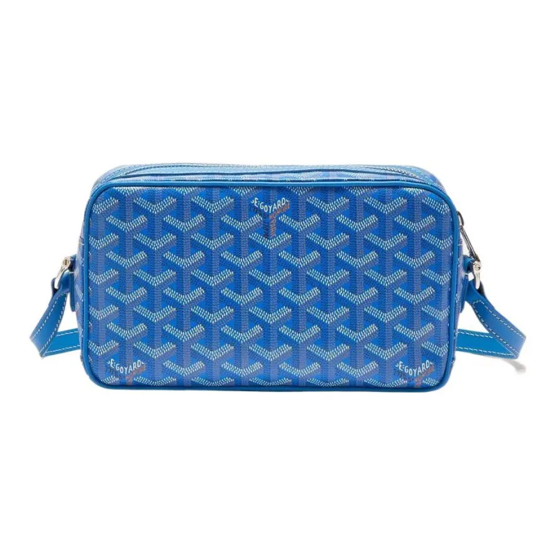 GOYARD Cap Vert Canvas With Leather Messenger Bag Camera Bags Shoulder Bag Crossbody Bag Small Size Unisex 11 Colors-34