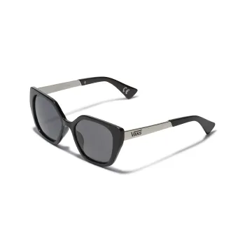 Vans Plate And Metal Irregular Shape Sunglasses Unisex Black