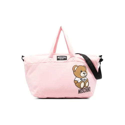 MOSCHINO Cotton Mommy Bag Diaper Bag Handbag Kids' Light Pink