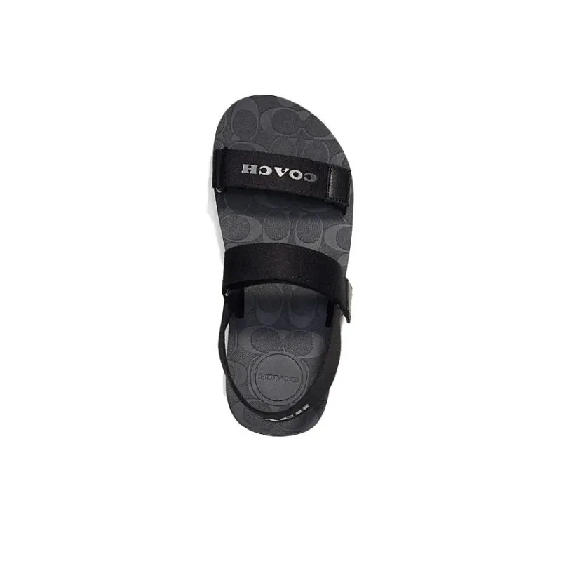 COACH Beach Sandals Men's Black-3