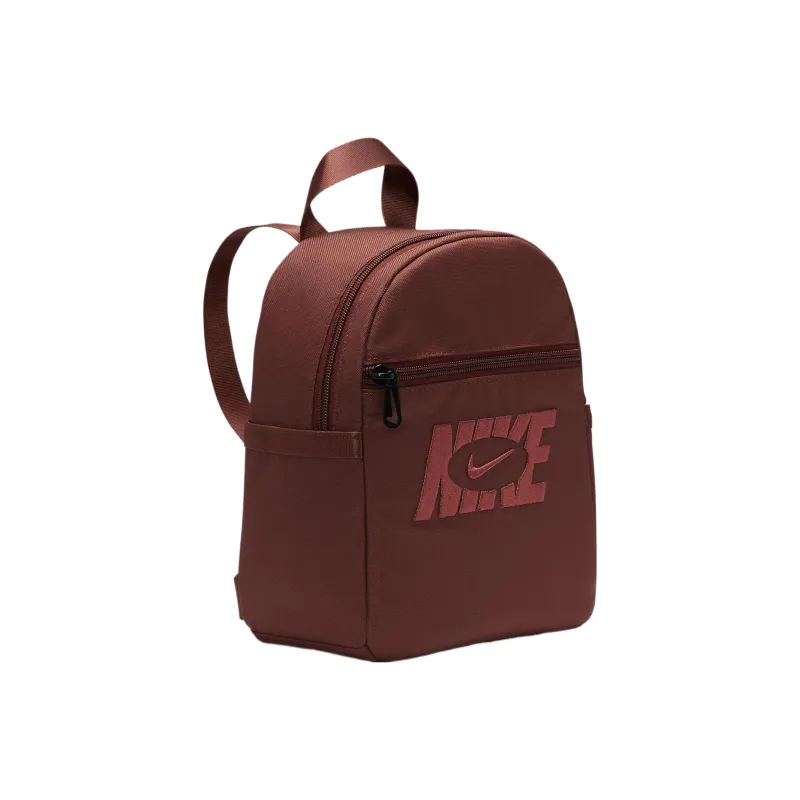 Nike Polyester Backpack Mini Unisex Brown Red-1