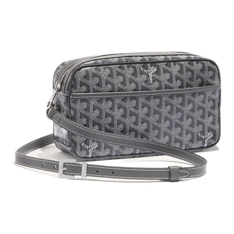 GOYARD Cap Vert Canvas With Leather Messenger Bag Camera Bags Shoulder Bag Crossbody Bag Small Size Unisex 11 Colors-52