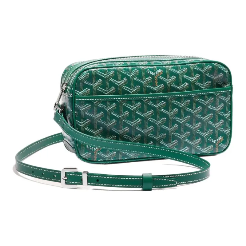 GOYARD Cap Vert Canvas With Leather Messenger Bag Camera Bags Shoulder Bag Crossbody Bag Small Size Unisex 11 Colors-27