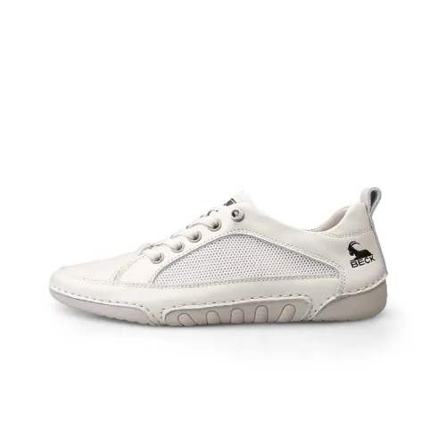 BECK Women's Casual Shoes Women's Off White