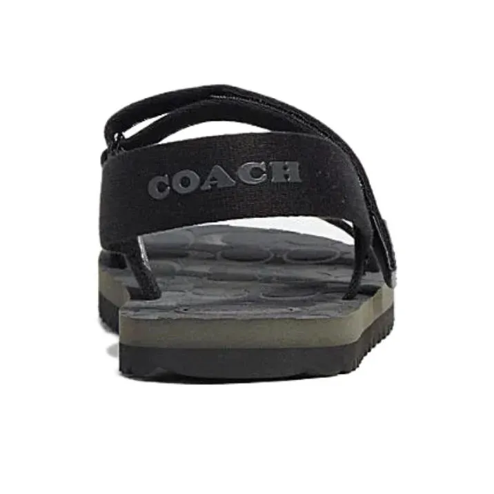 COACH Beach Sandals Men's Black-4