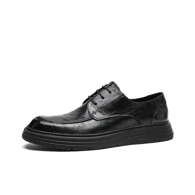 Hautton Jeans Dress Shoes Men's Black-0