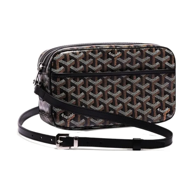 GOYARD Cap Vert Canvas With Leather Messenger Bag Camera Bags Shoulder Bag Crossbody Bag Small Size Unisex 11 Colors-0