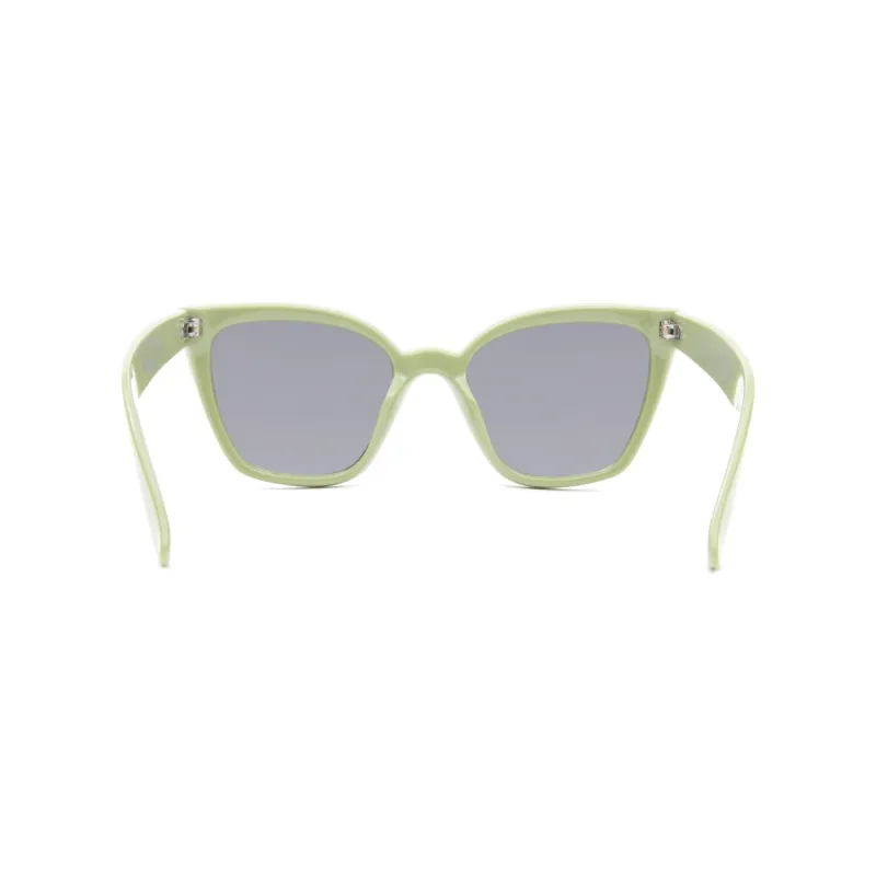 Vans Plate Frame Irregular Shape Sunglasses Women's Green-2