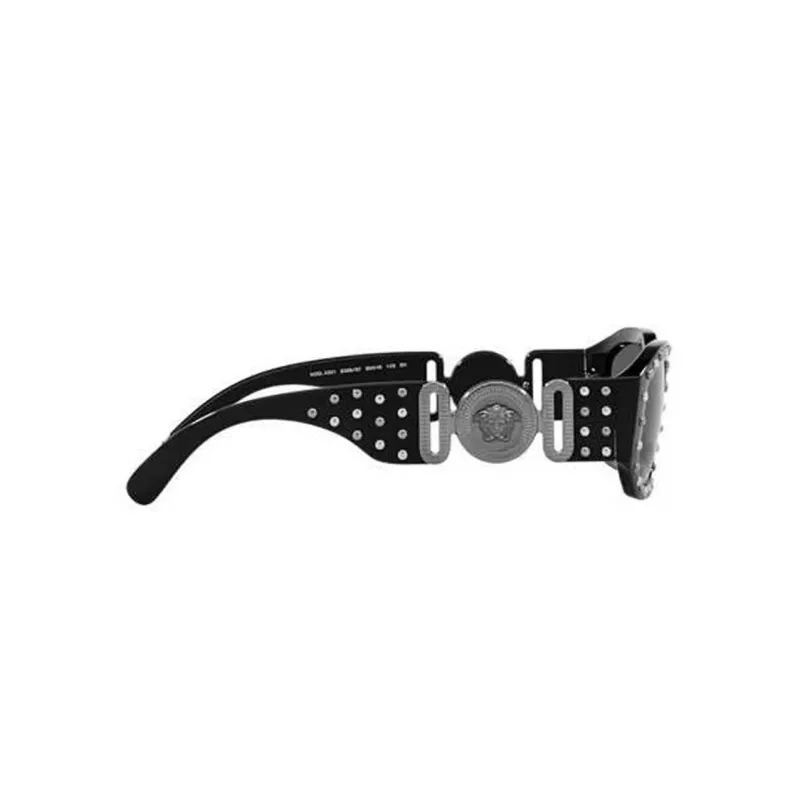 VERSACE Eyewear Biggie Stud embellished Sunglasses-2