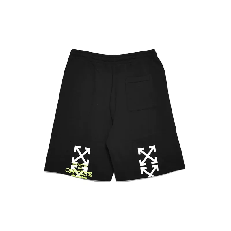 OFF WHITE Casual Shorts Men Black-1