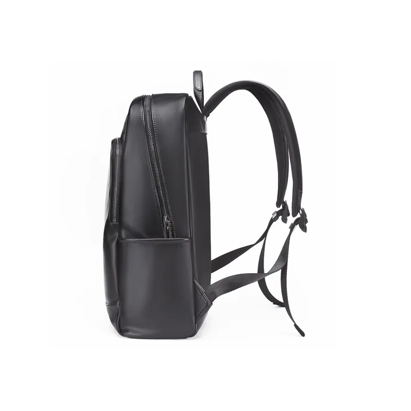GOLF Synthetic Leather Backpack Large Size Men's Black/Dark Gray-10