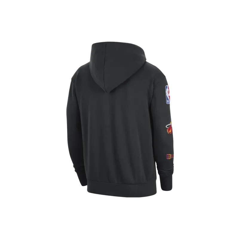 Nike Nba Miami Heat Courtside City Edition Fleece Loose Fit Hoodie-1