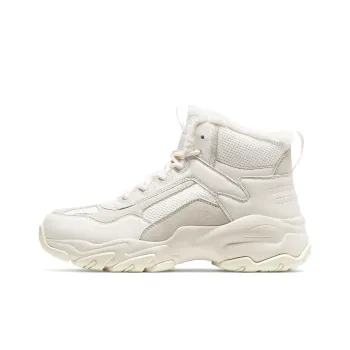 CAMEL Cushioning, Slip Resistant, Abrasion Resistant Coverage High Top Sports Casual Shoes Women's Fleece Lined