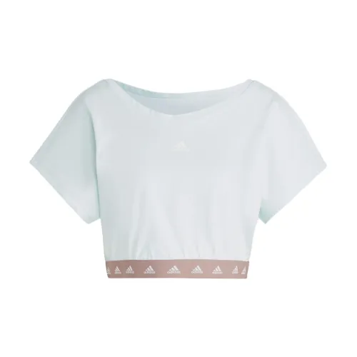 Adidas Crop Tops Women's Sky Blue