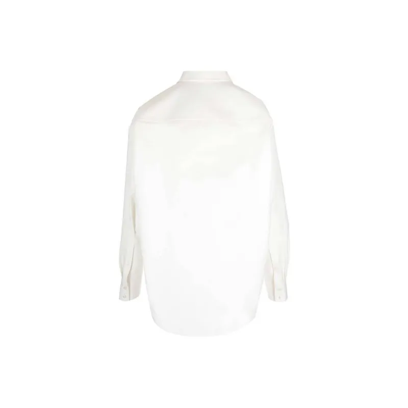 Alaia Long Sleeved Poplin Shirt Dress-1