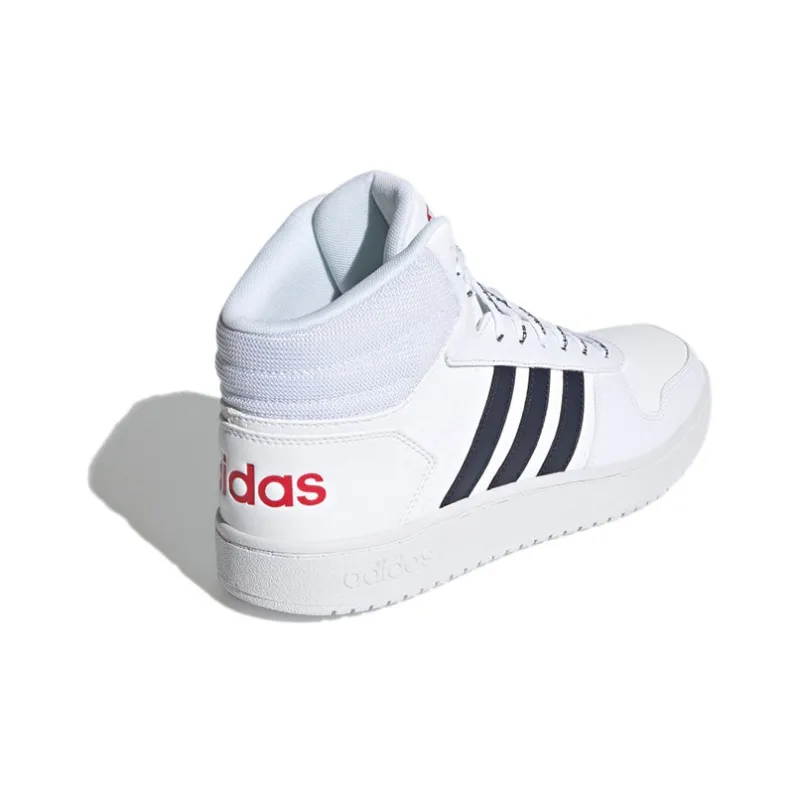 Adidas Hoops 2.0 Mid White Legend Ink-3