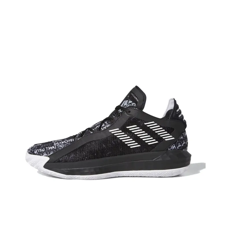 Adidas Dame 6 Core Black White-0
