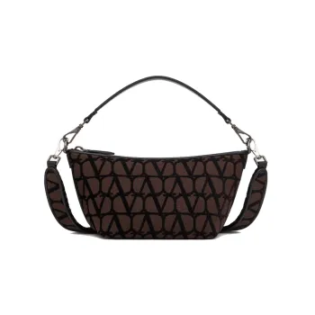 Valentino Toile Iconographe Zip Up Shoulder Bag