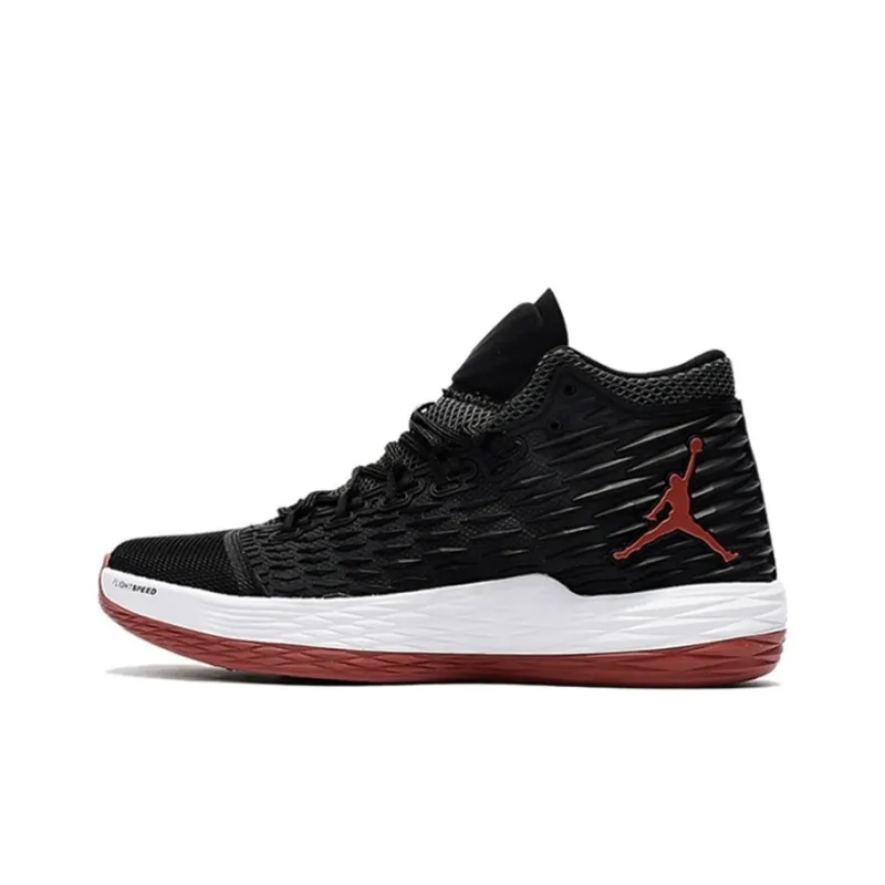 Jordan Melo M13 Black Gym Red White Anthracite-0