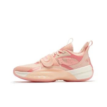 361° Zen 4 Basketball Shoes Men Low Top Soft Pink/Smoky Pink