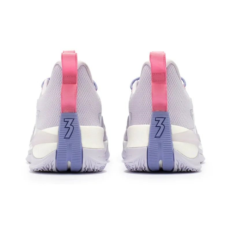 361° Big3 3.0 Pro Dinwiddie PE Wear-Resistant Slip-Resistant High-Top Basketball Shoes Men's Hyacinth Purple-4
