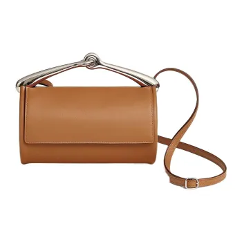 HERMES Swift Leather Handbag Women's 37 Gold