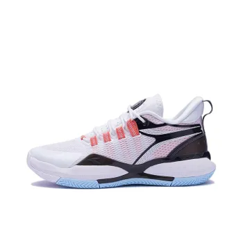 361° Anti Slip Wear Resistant Low Top Performance Basketball Shoes Men's White Black