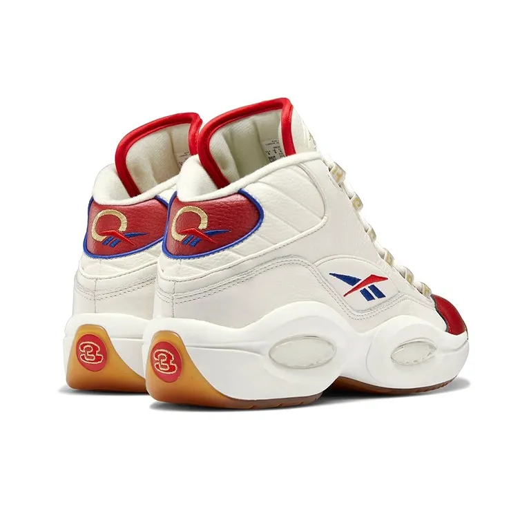 Reebok Question Mid White Red Blue-4