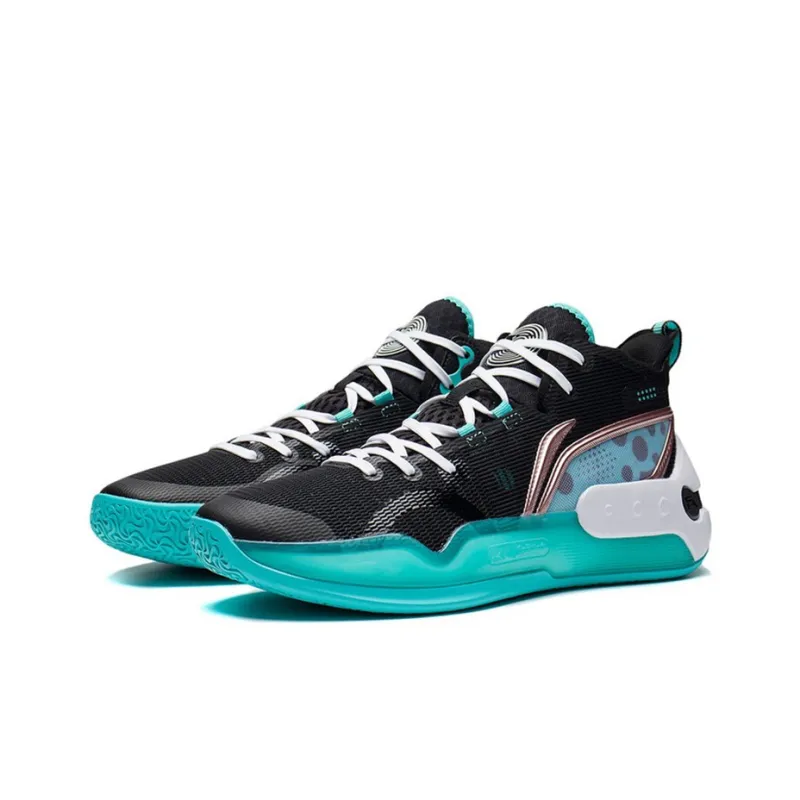 LiNing YuShuai 16 Cushioning Anti-Slip And Wear-Resistant Low-Top Basketball Shoes Black-2
