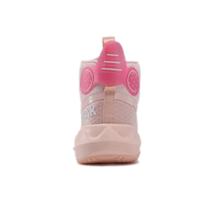 PEAK Sharp Marks Basketball Shoes Men High Top Toffee Pink-2